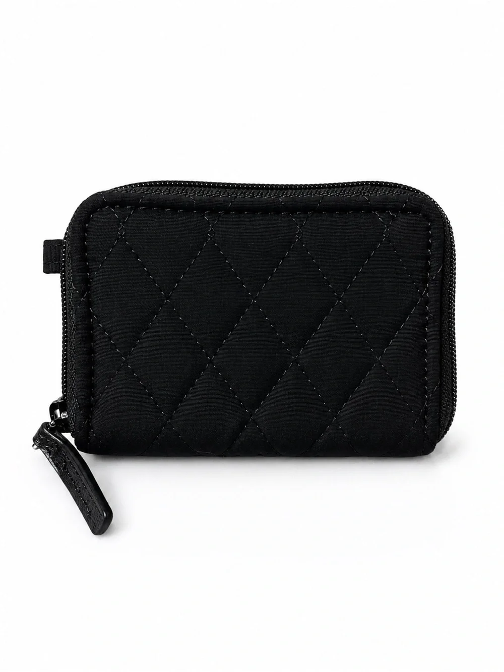 Vera Bradley Black Quilted Compact Wallet